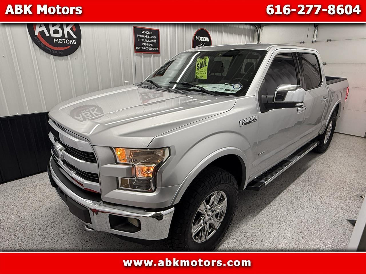 2016 Ford F-150 Lariat SuperCrew 5.5-ft. Bed 4WD