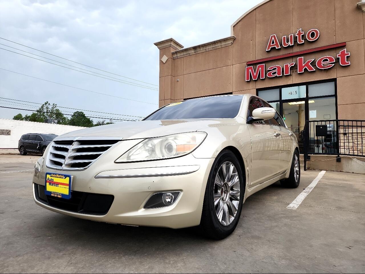 Gold 2010 Hyundai Genesis Sedan Rear-Wheel Drive 6-Speed Automatic