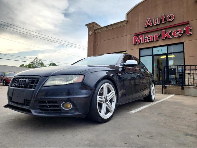 Black 2010 Audi S4 Sedan All-Wheel Drive Automatic