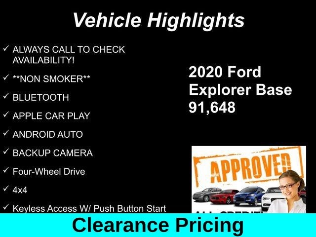 Ford Explorer Base 4WD 2020