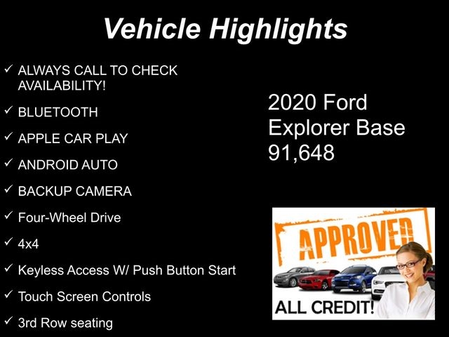 Ford Explorer Base 4WD 2020