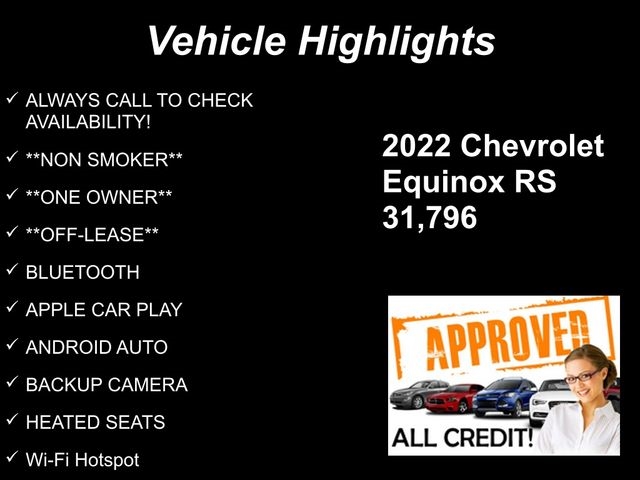 Chevrolet Equinox RS 2022 Chevrolet Equinox RS 2022