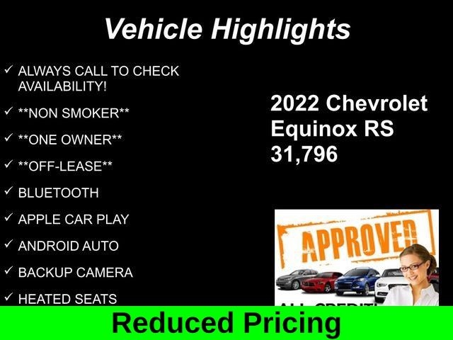 Chevrolet Equinox RS 2022 Chevrolet Equinox RS 2022