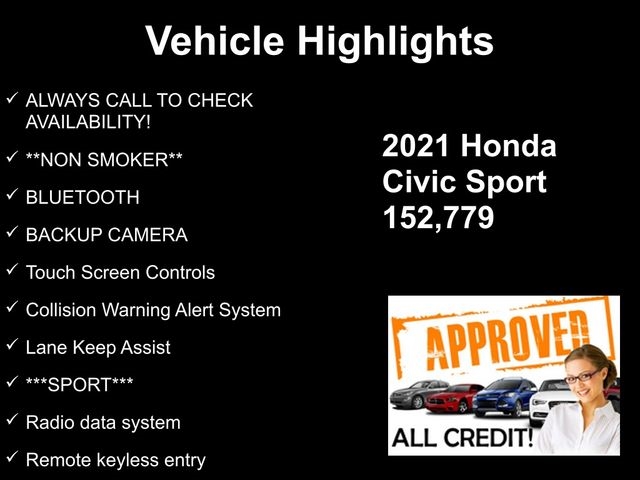 Honda Civic Sport 2021