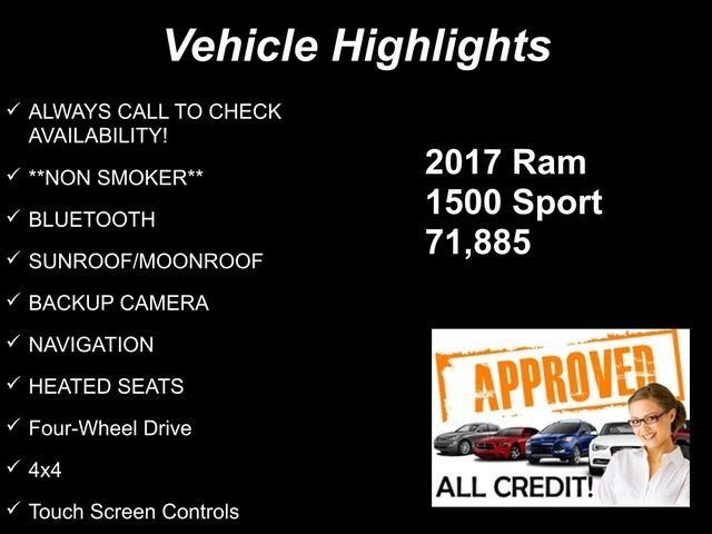 RAM 1500 Sport Crew Cab 4WD 2017 RAM 1500 Sport Crew Cab 4WD 2017