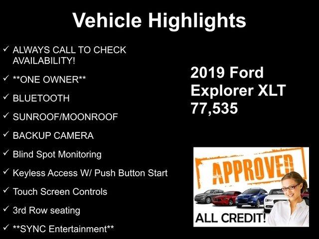 Ford Explorer XLT 2019