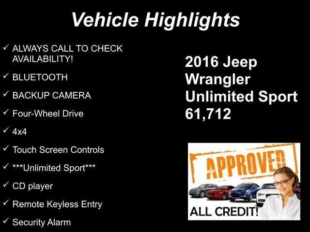 Jeep Wrangler  2016