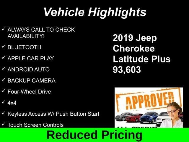 Jeep Cherokee Latitude Plus 4WD 2019