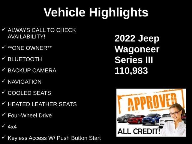 Jeep Wagoneer Series III 4WD 2022