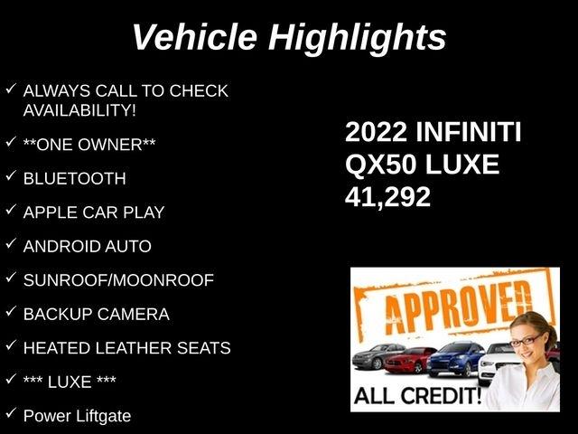 Infiniti QX50  2022
