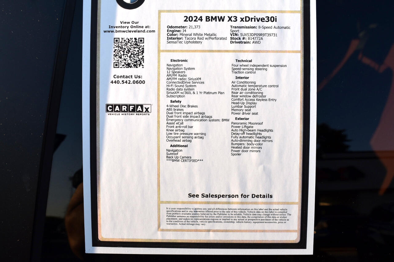 BMW X3 sDrive30i 2024