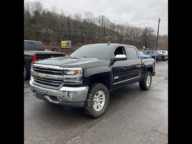 Black 2018 Chevrolet Silverado 1500 High Country Crew Cab 4WD Pickup Truck Four-Wheel Drive Automatic