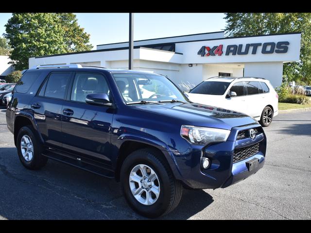 Blue 2017 Toyota 4Runner SUV / Crossover Four-Wheel Drive Automatic