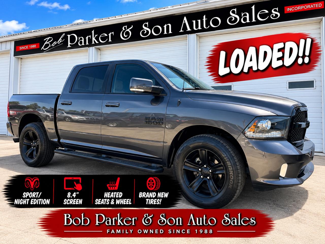 2018 RAM 1500 4WD Crew Cab 140.5" Sport