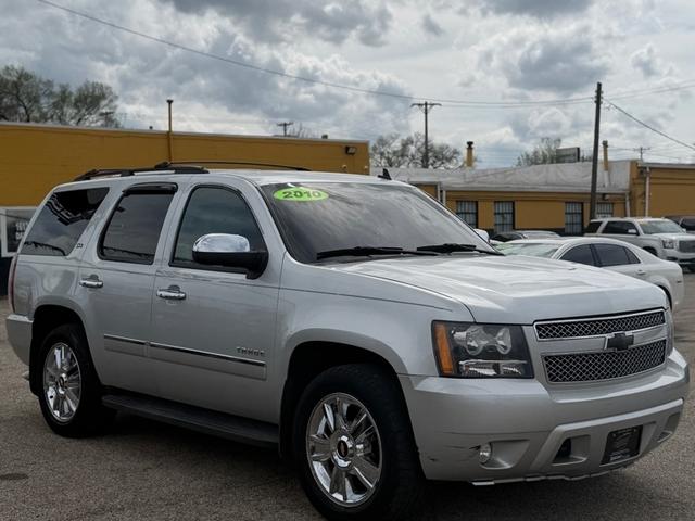 Silver 2010 Chevrolet Tahoe LTZ 4WD SUV / Crossover Four-Wheel Drive Automatic