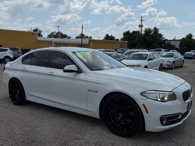 White 2016 BMW 5 Series Sedan All-Wheel Drive Automatic