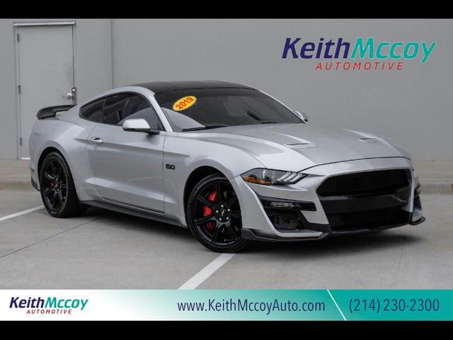 Silver 2019 Ford Mustang Coupe Rear-Wheel Drive