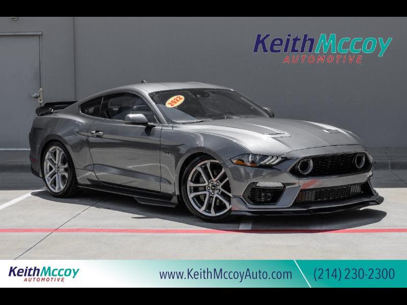 Gray 2022 Ford Mustang Coupe Rear-Wheel Drive 
