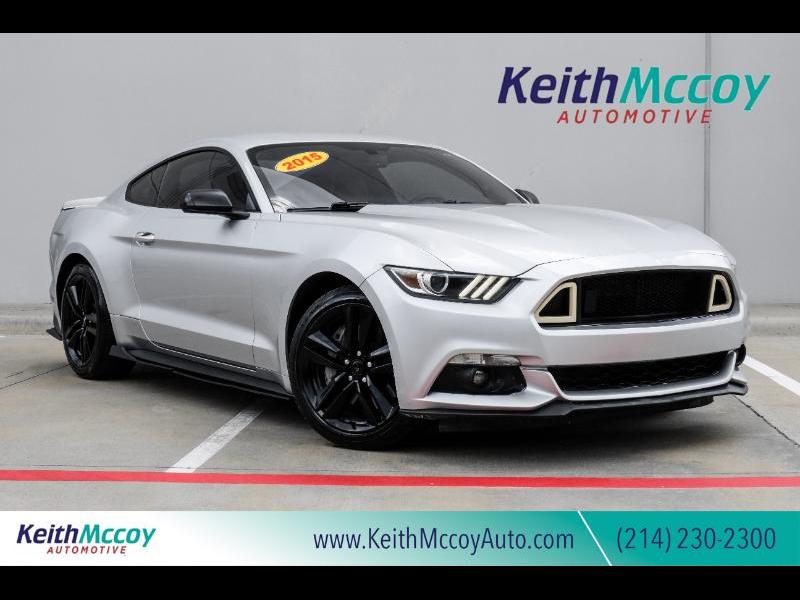 Silver 2015 Ford Mustang Coupe Rear-Wheel Drive 