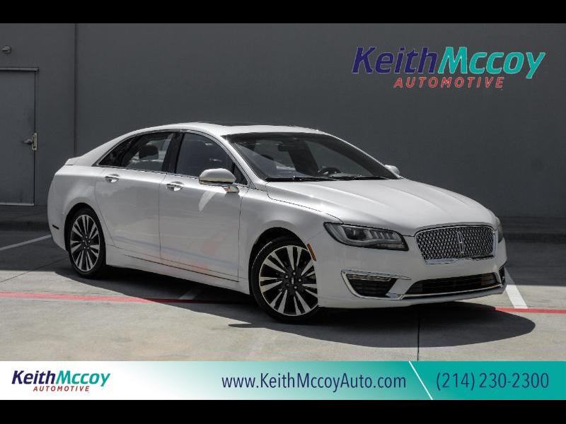 White 2017 Lincoln MKZ Hybrid Sedan Front-Wheel Drive 