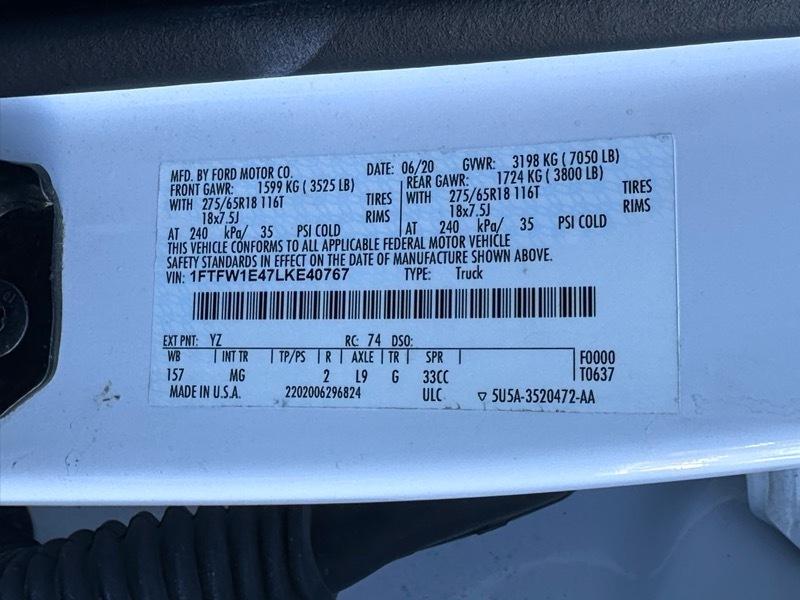 Ford F-150 4WD SuperCrew 157" XLT 2020