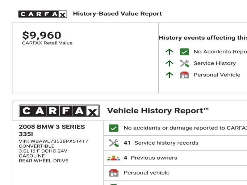 BMW 3-Series 335i Convertible 2008