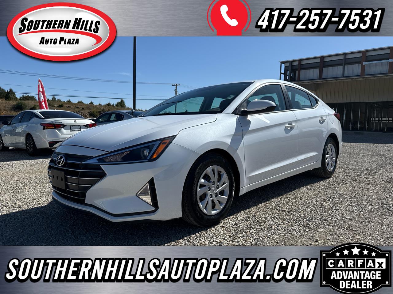 2019 Hyundai Elantra SE 4D Sedan at