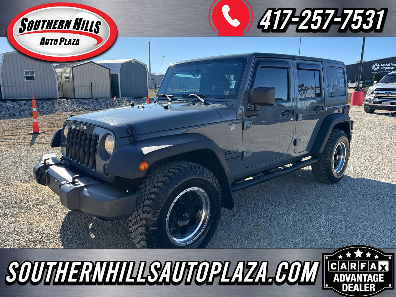 2014 Jeep Wrangler Unlimited Sport 4D SUV 4WD