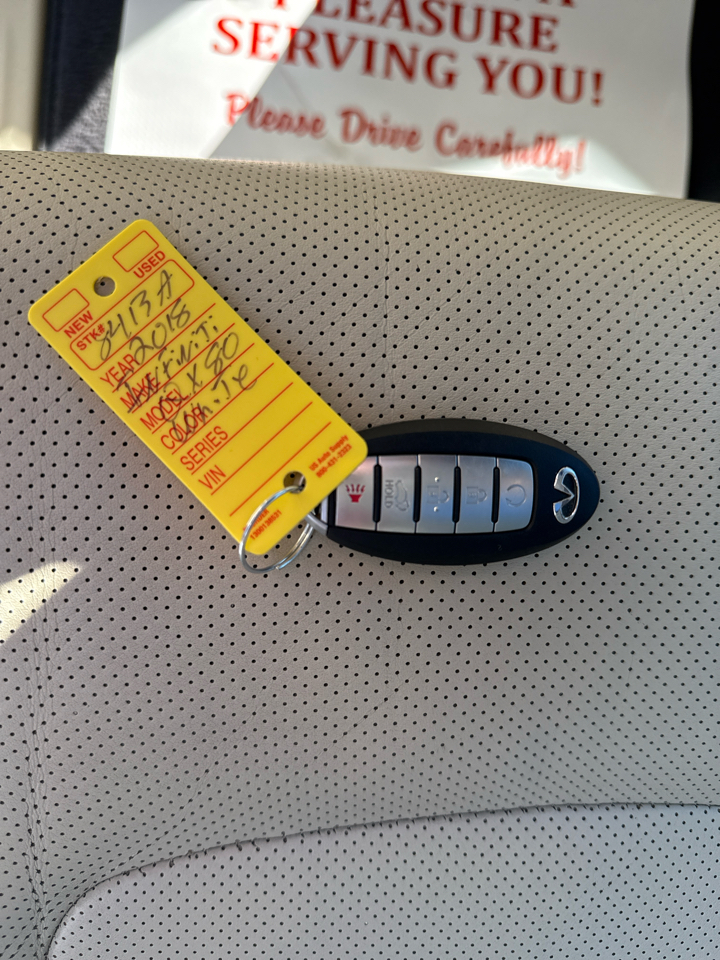 Infiniti QX80 Base 4D SUV RWD 2018