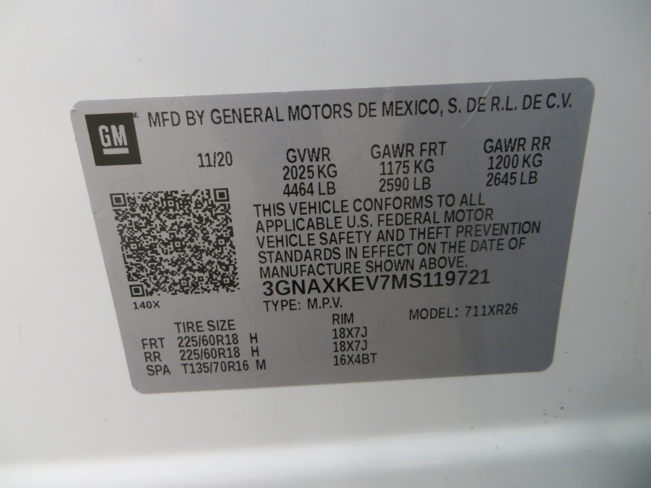 Chevrolet Equinox LT 2WD 2021 Chevrolet Equinox LT 2WD 2021