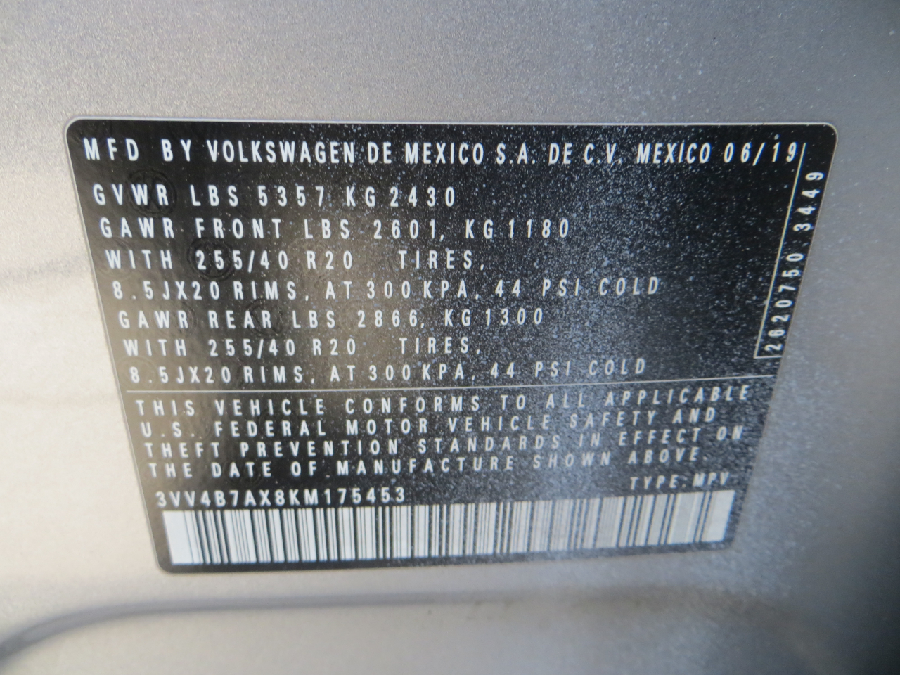 Volkswagen Tiguan  2019