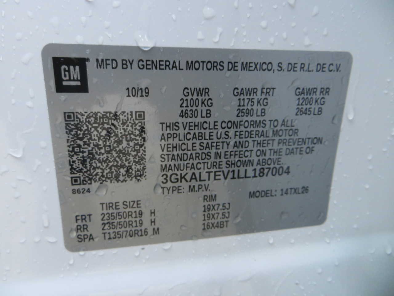 GMC Terrain SLE AWD 2020