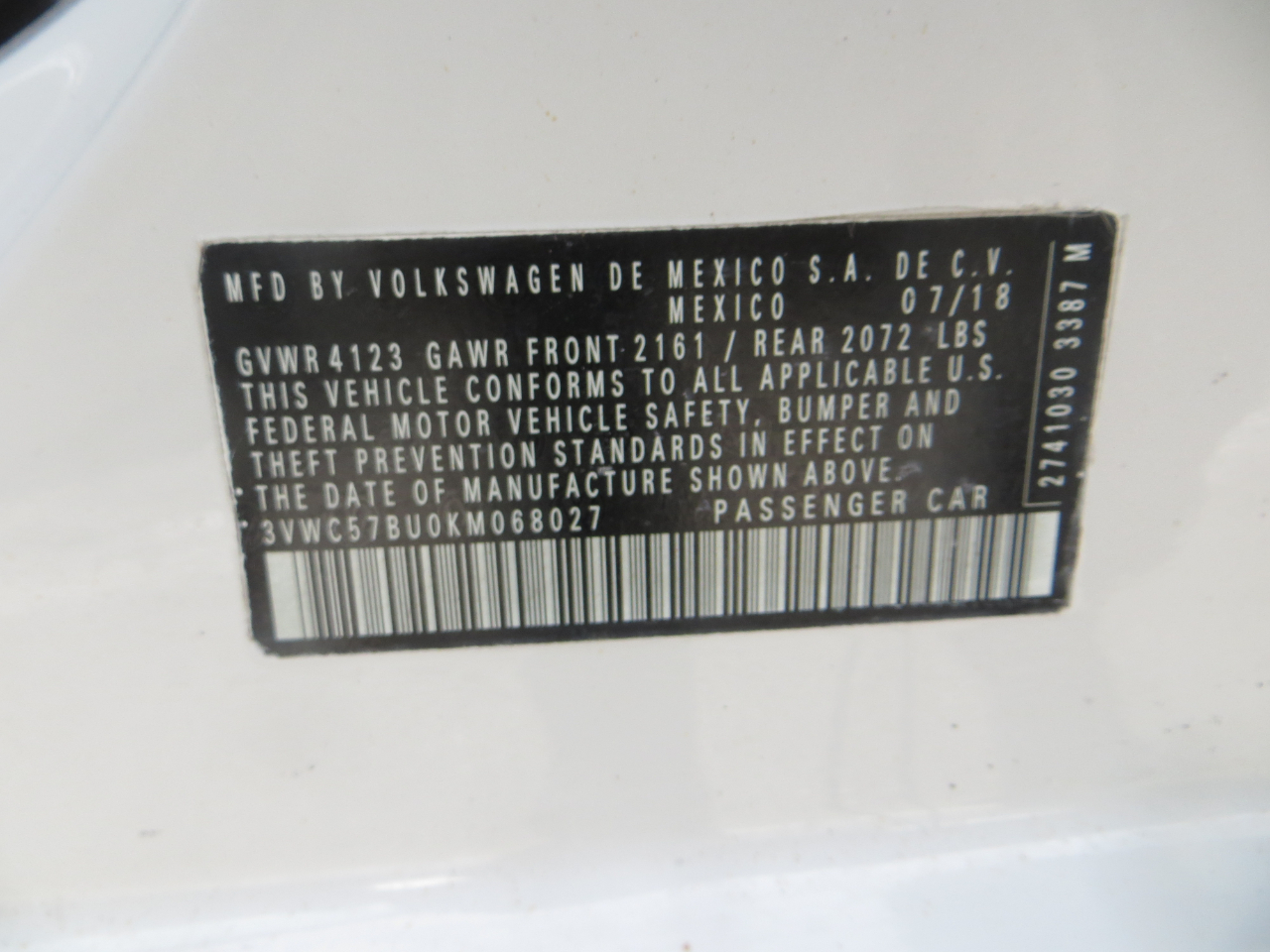 Volkswagen Jetta 1.4T SE 8A 2019