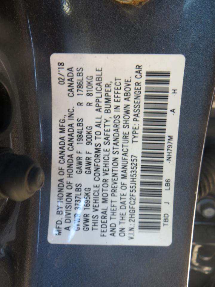 Honda Civic LX Sedan CVT 2018