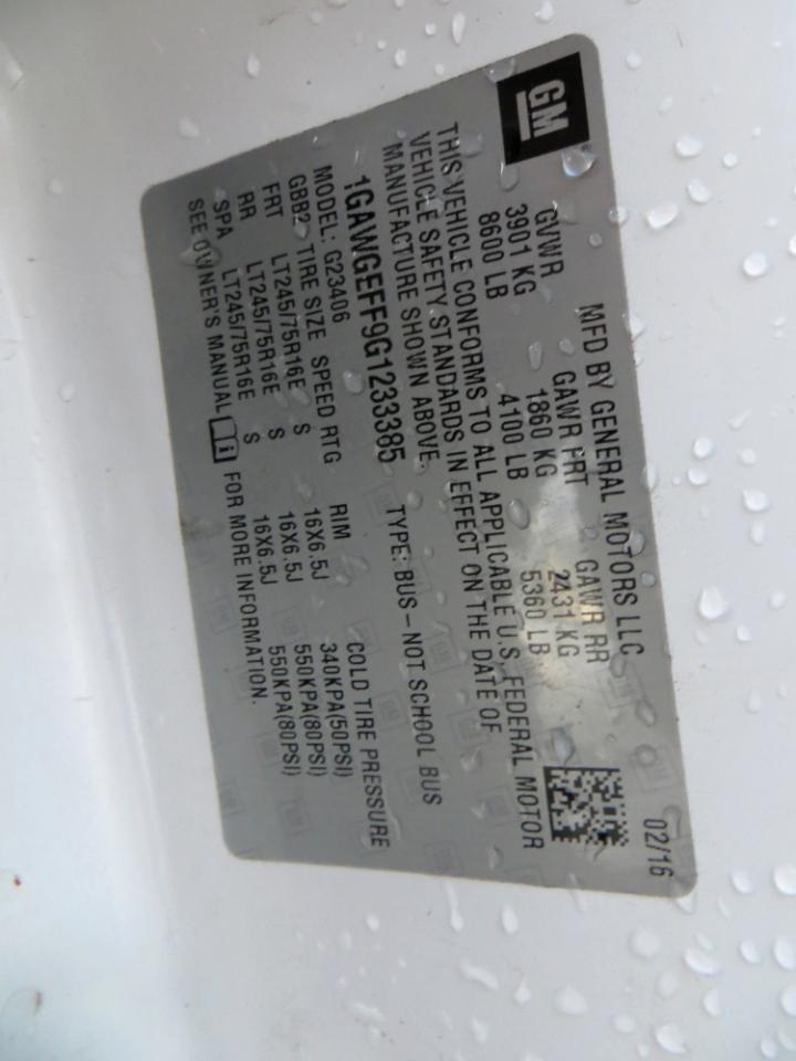 Chevrolet Express LS 2500 2016