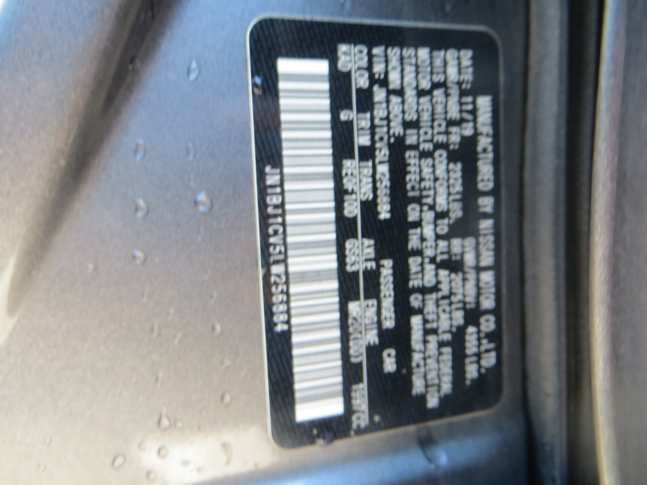 Nissan Rogue Sport S 2020