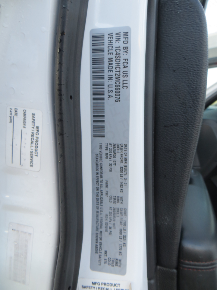 Dodge Durango R/T 2021