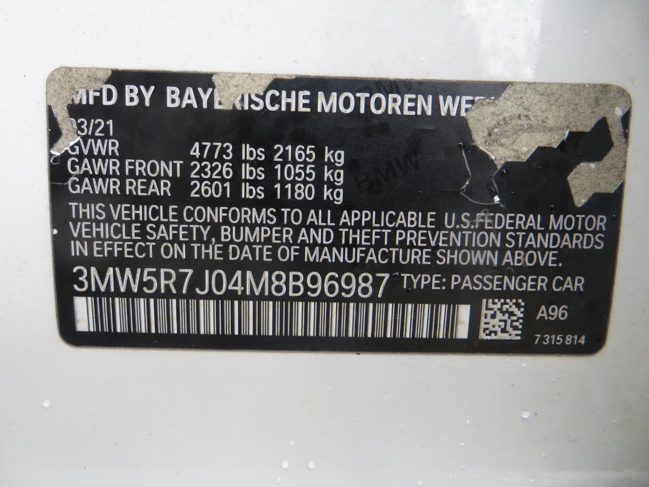 BMW 3-Series 330i xDrive 2021