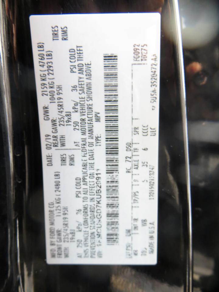 Ford Escape SE 4WD 2019