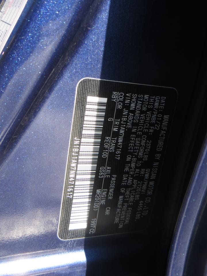 Nissan Rogue Sport S AWD 2022