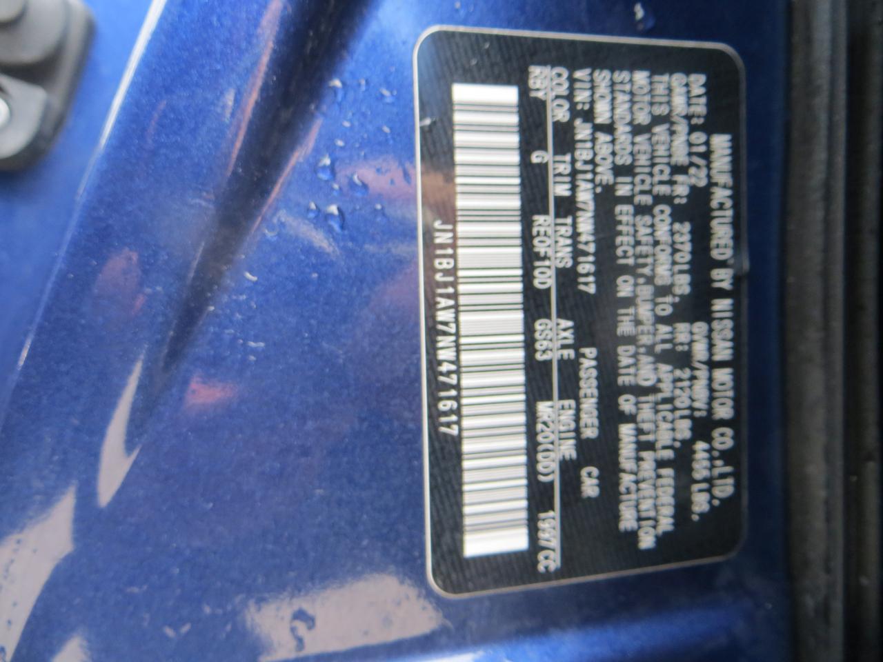 Nissan Rogue Sport S AWD 2022