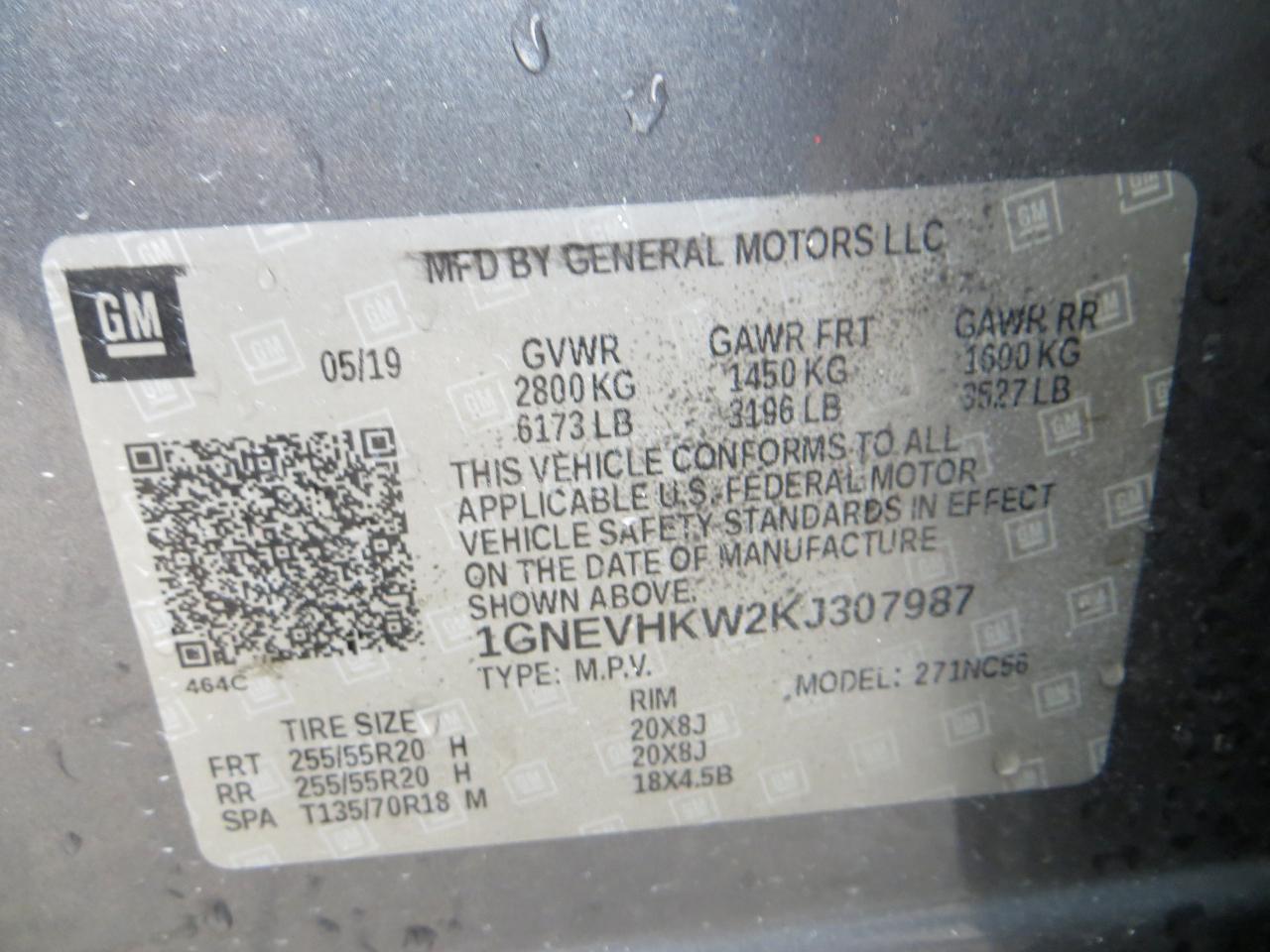 Chevrolet Traverse  2019