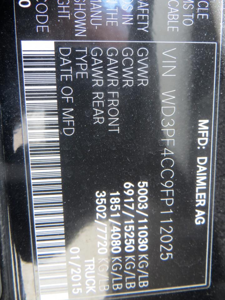 Mercedes-Benz Sprinter  2015