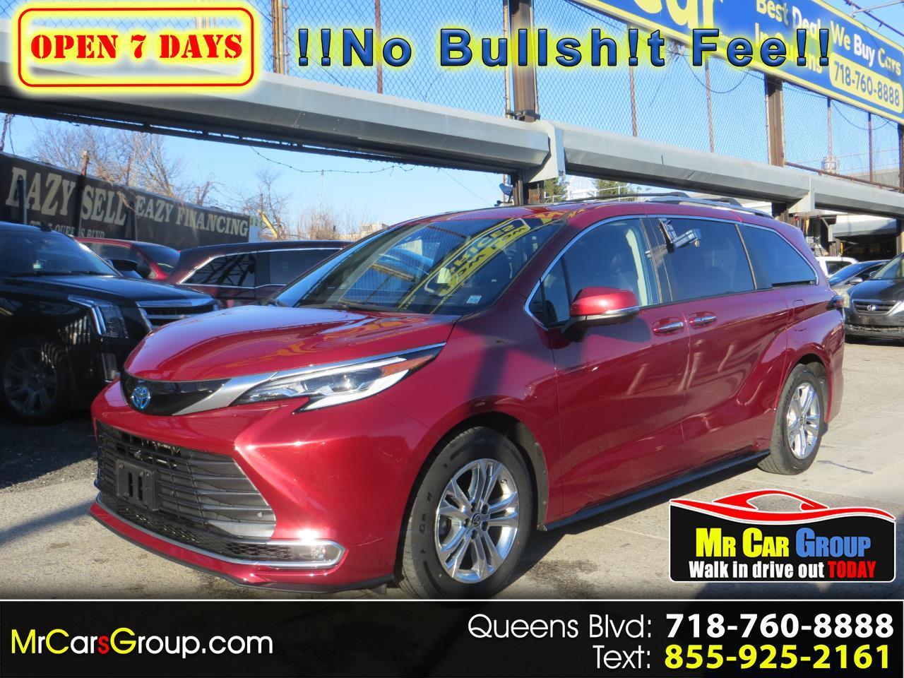 Toyota Sienna Platinum 7-Passenger AWD 2022