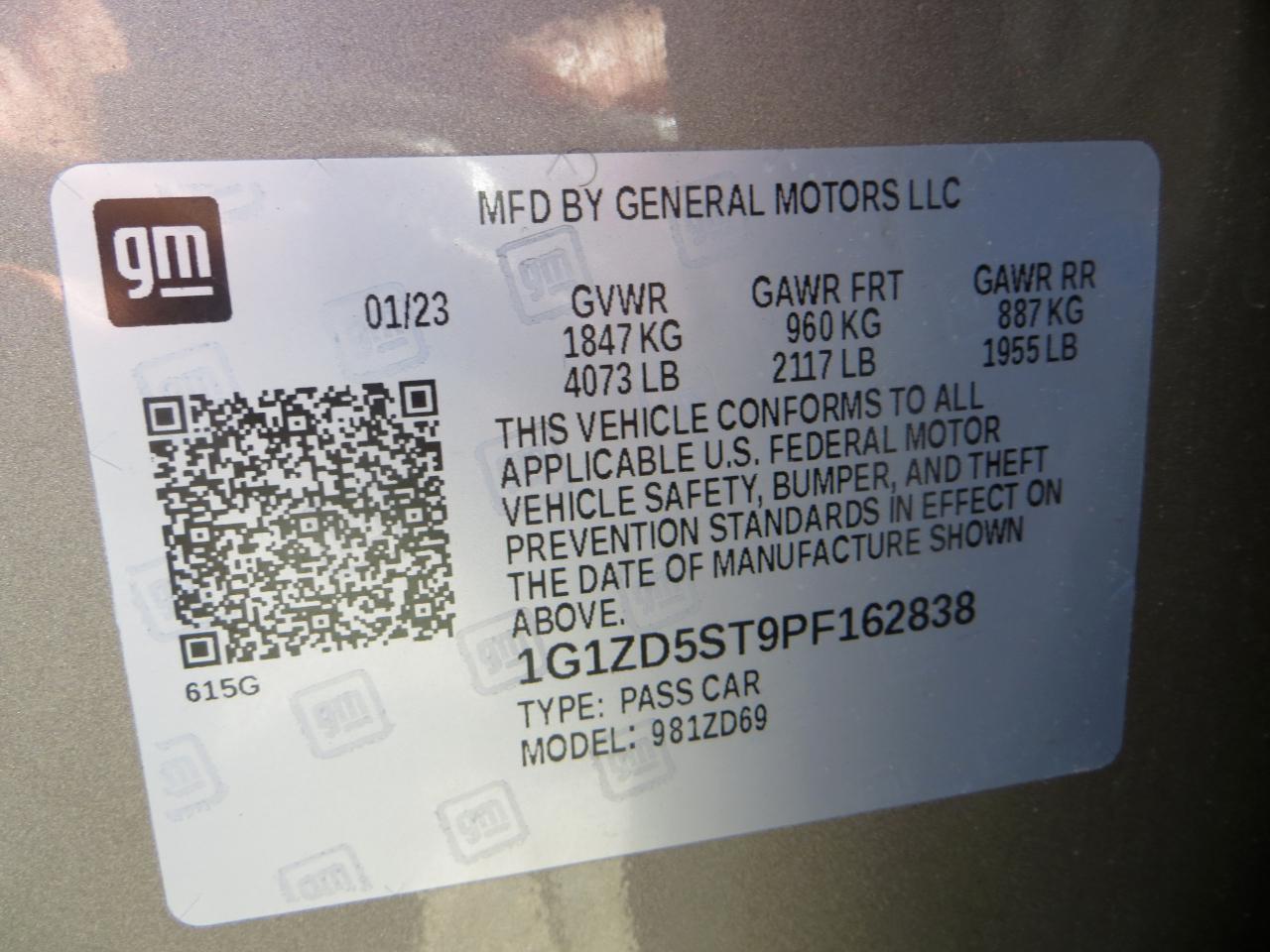 Chevrolet Malibu LT 2023