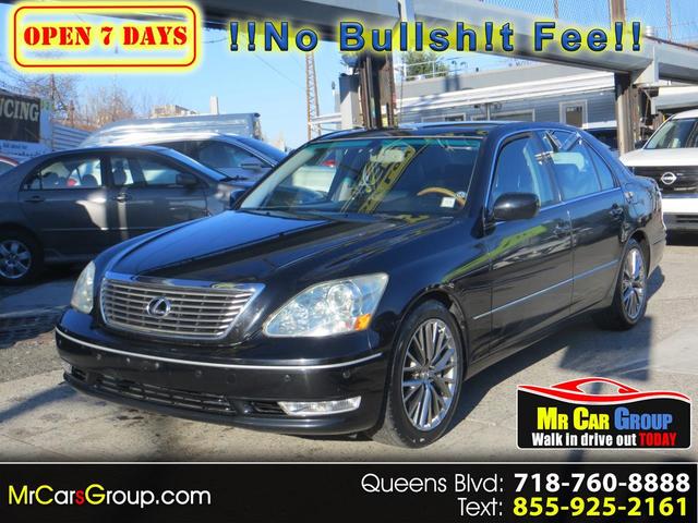Black 2006 Lexus LS 430 RWD Sedan Rear-Wheel Drive Automatic