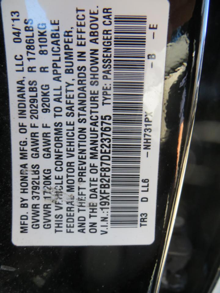 Honda Civic EX sedan 2013