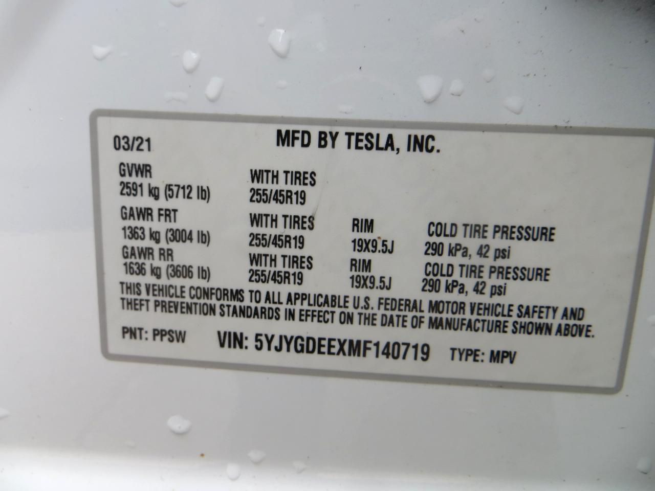 Tesla Model Y Long Range 2021