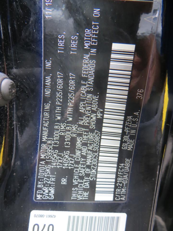 Toyota Sienna LE 8-Passenger 2020