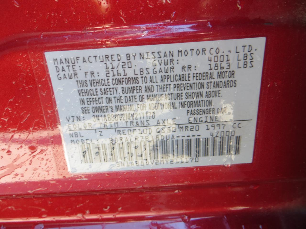Nissan Sentra SR 2021